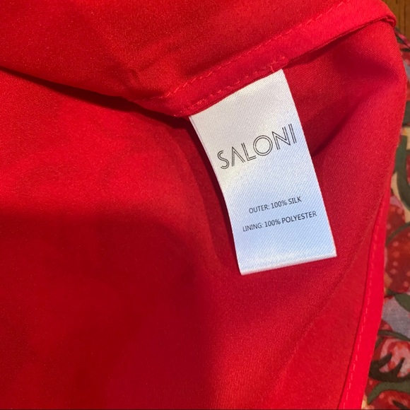 SALONI Isabel B Short Dress Sz 10 - Picture 6 of 8